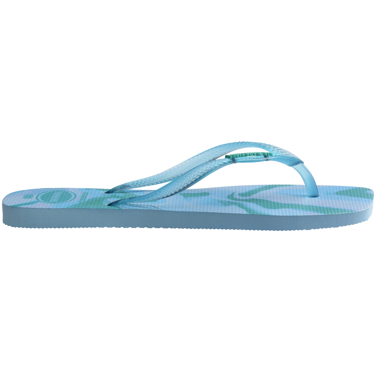 Women's Slim Square Jelly Flip Flops - LAVENDER BLUE