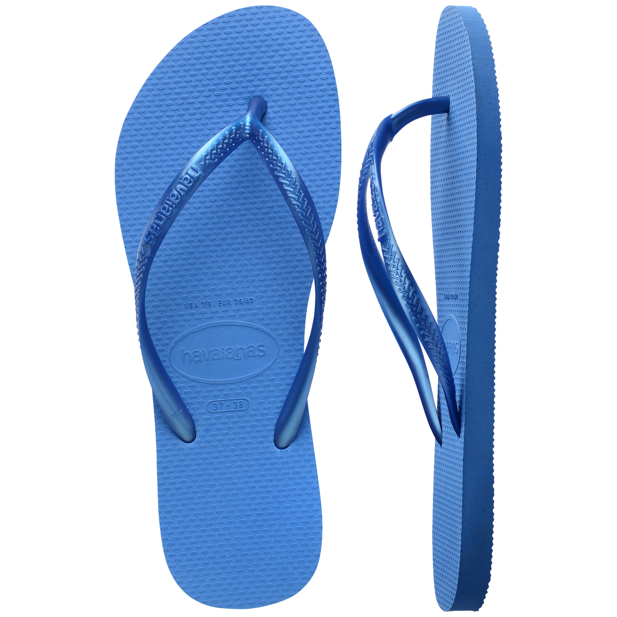 Kids' Slim Flip Flops - BRILLIANT BLUE