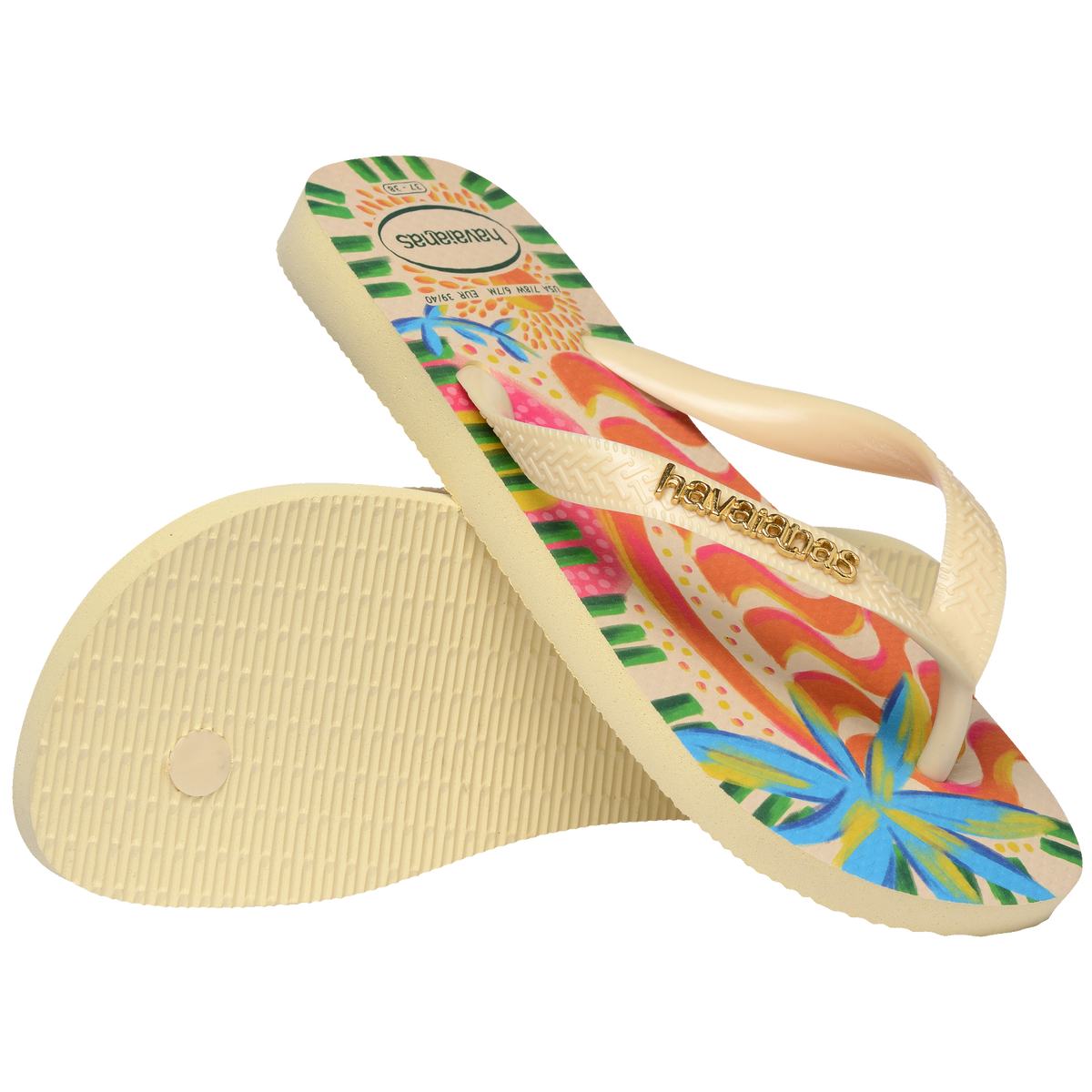 Women's Top Bossa Flip Flops - Buttercream