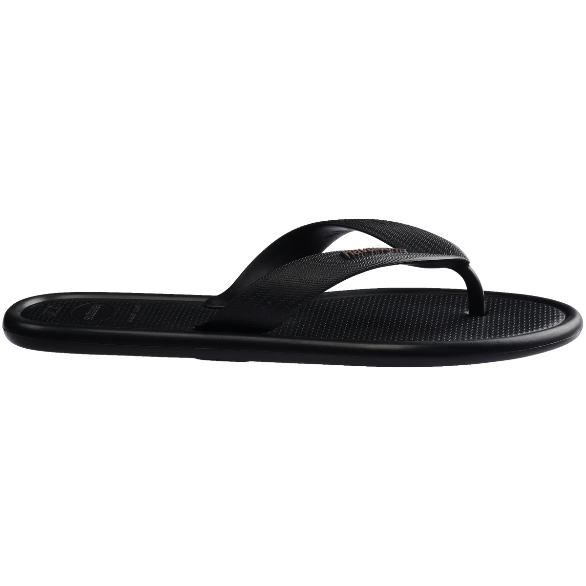 Women's Puffed Up Flip Flops - BLACK
