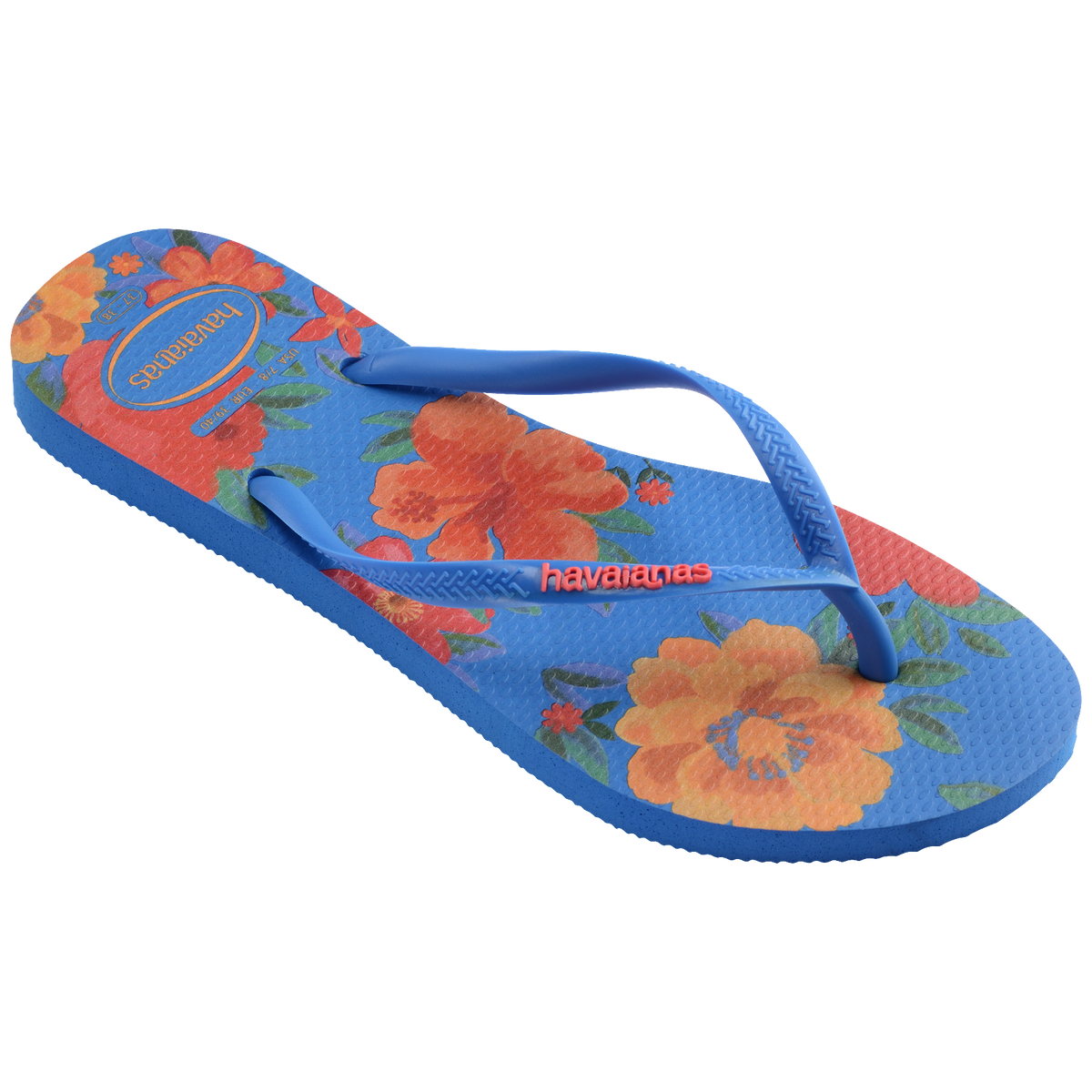 Women's Summer Bliss Slim Flip Flops - BRILLIANT BLUE