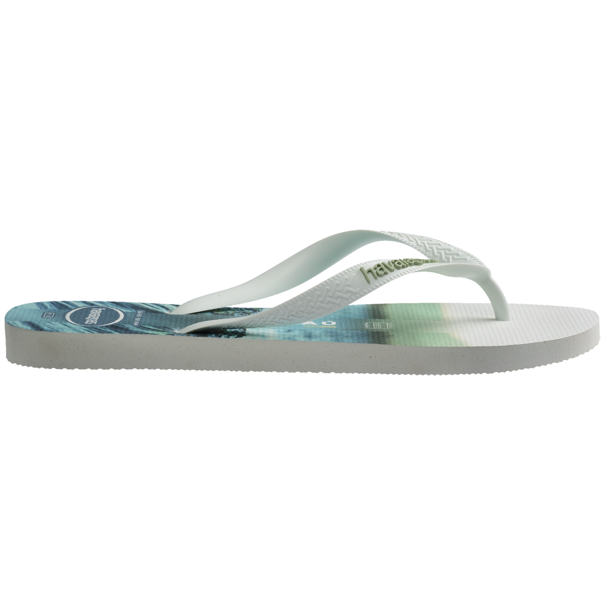 Men's Top Surfer I Flip Flops - WHITE/WHITE